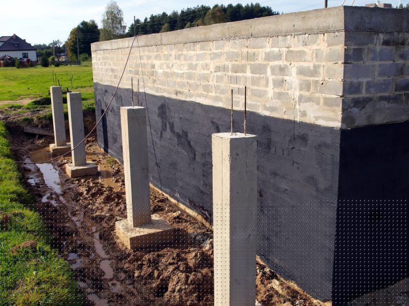 Wall Foundation Construction