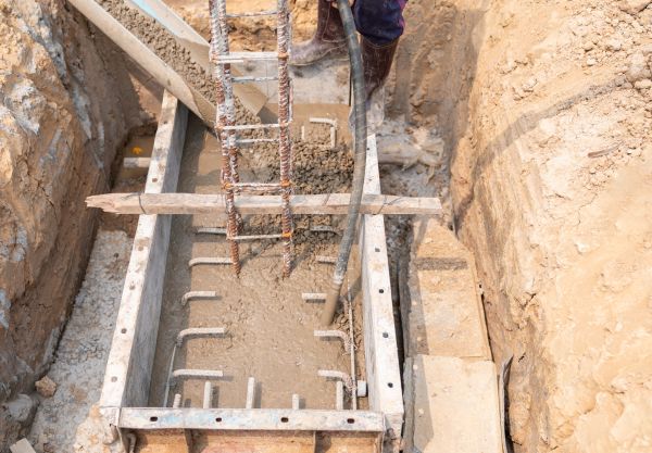Cement Foundation Pouring in Irvine