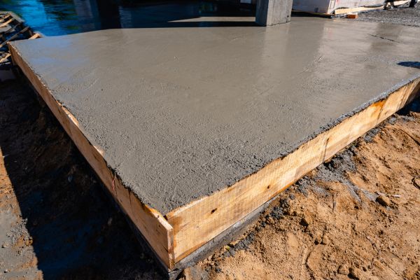 Outdoor Slab Installation in Irvine